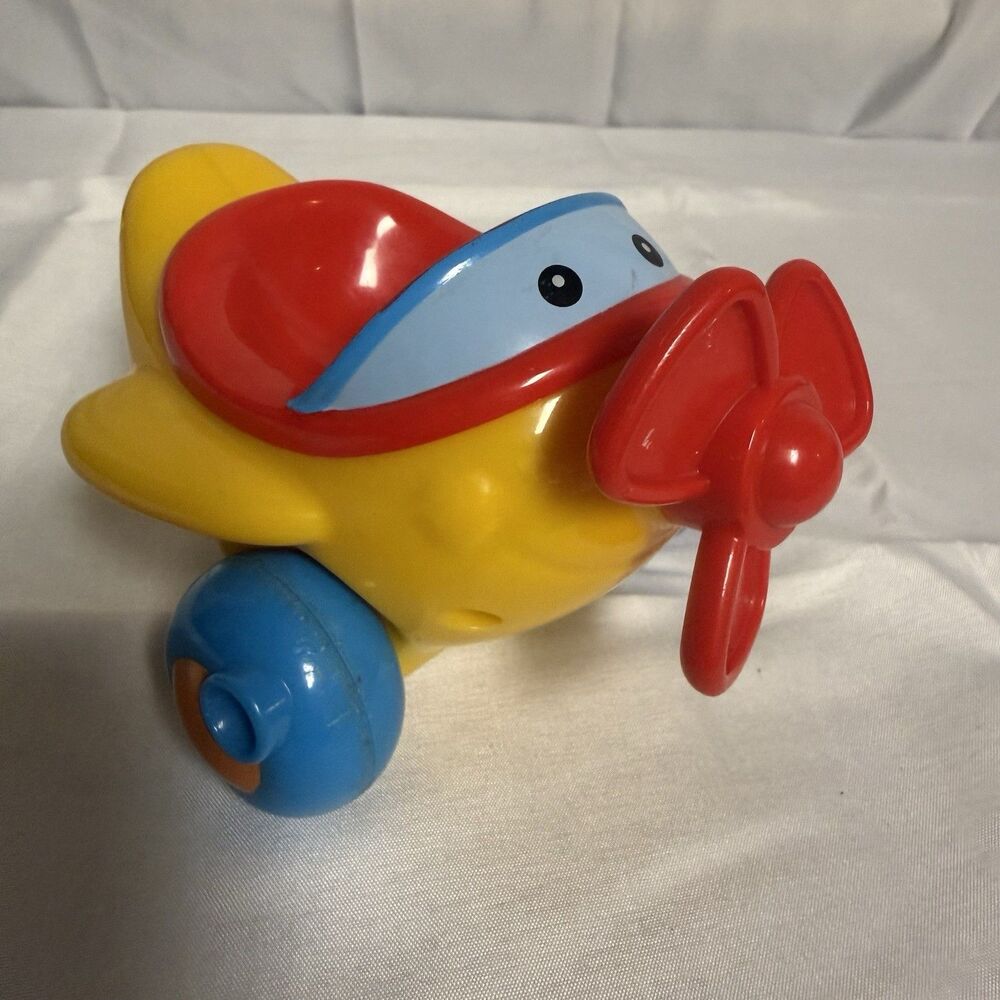 Vintage Fisher Price Roll A Rounds Airplane Sensory Roller Plane Toy Replacement